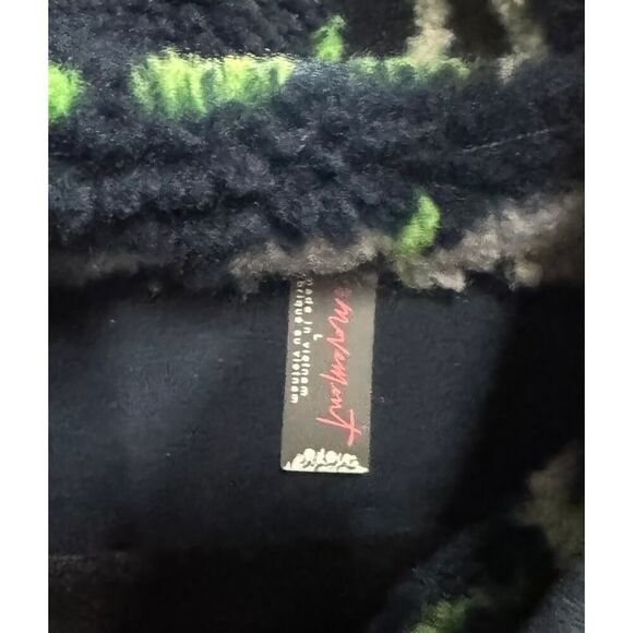 NEW Free People Hit The Slopes Sherpa Pullover Rocky Ridge Size Large - Picture 4 of 5